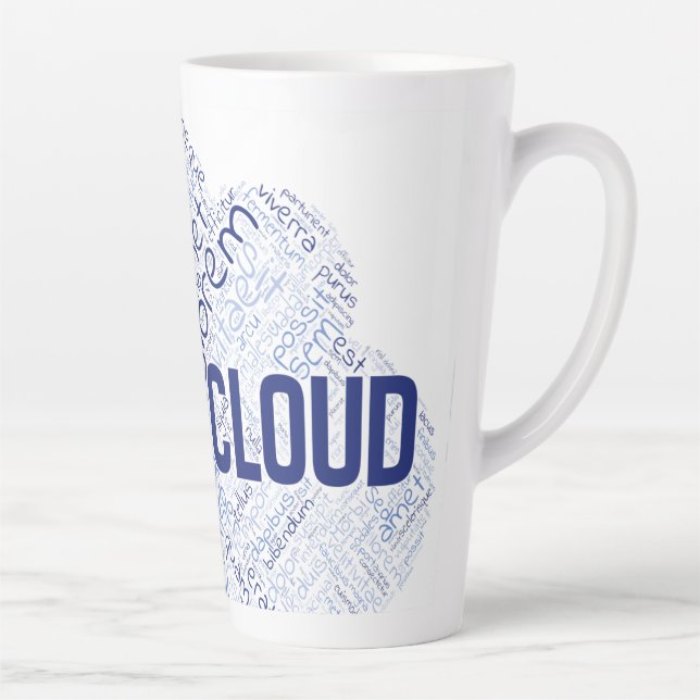 Taza De Café Latte Latte Mug (Derecha)