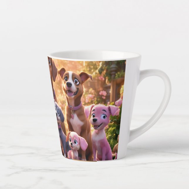 Taza De Café Latte Latte Mug (Derecha)