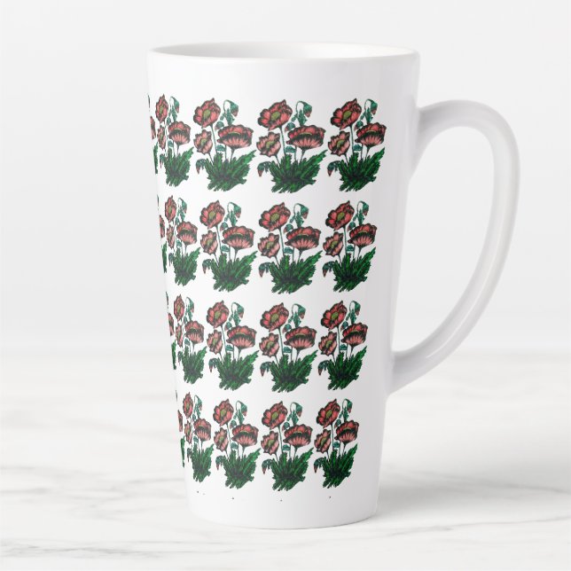 Taza De Café Latte Latte Mug (Derecha)