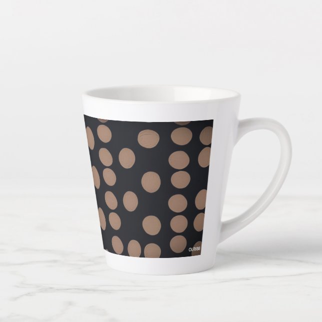 Taza De Café Latte Latte Mug (Derecha)