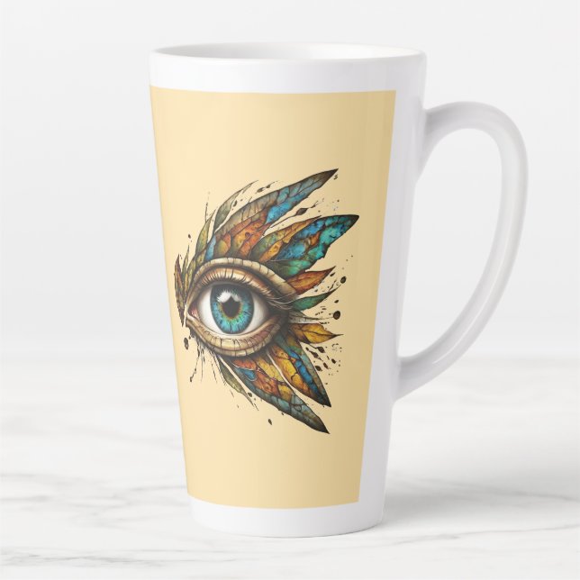 Taza De Café Latte Latte Mug (Derecha)