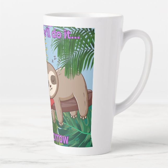 Taza De Café Latte Latte Mug (Derecha)