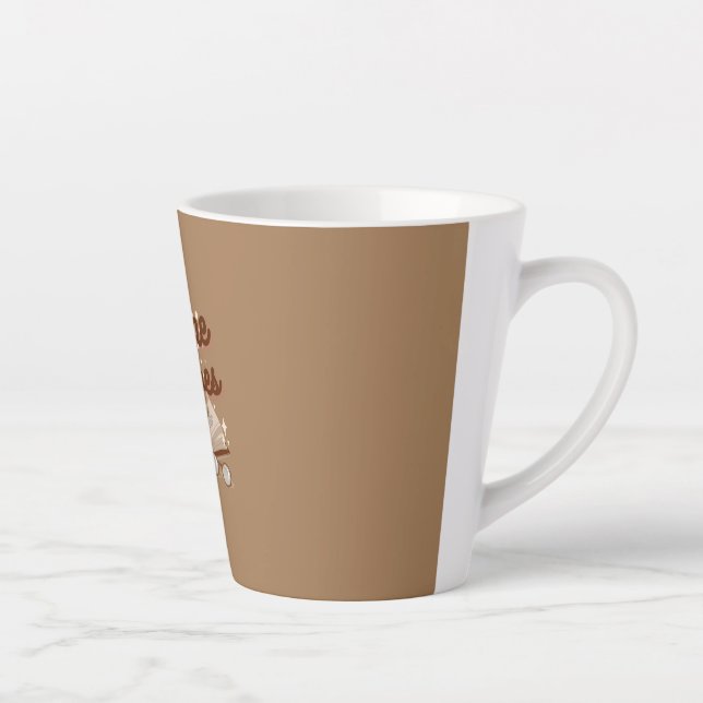 Taza De Café Latte Latte Mug (Derecha)