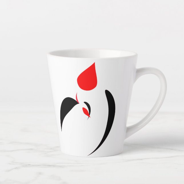 Taza De Café Latte Latte Mug (Derecha)