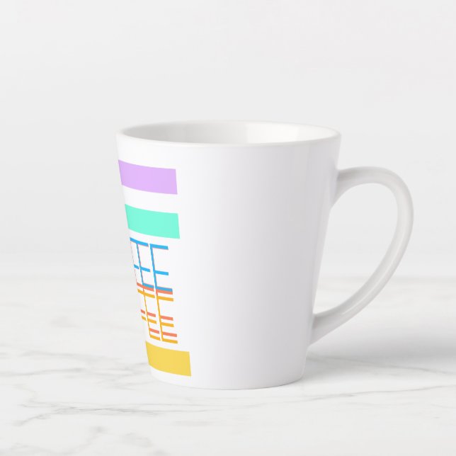 Taza De Café Latte Latte Mug (Derecha)