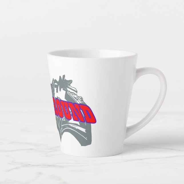 Taza De Café Latte latte mug (Derecha)