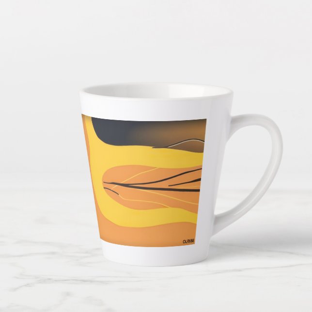 Taza De Café Latte Latte Mug (Derecha)