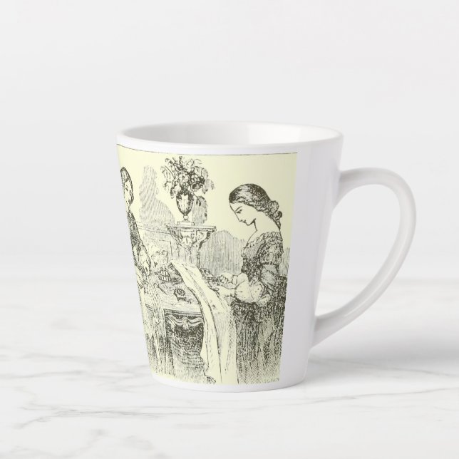 Taza De Café Latte Latte Mug (Derecha)
