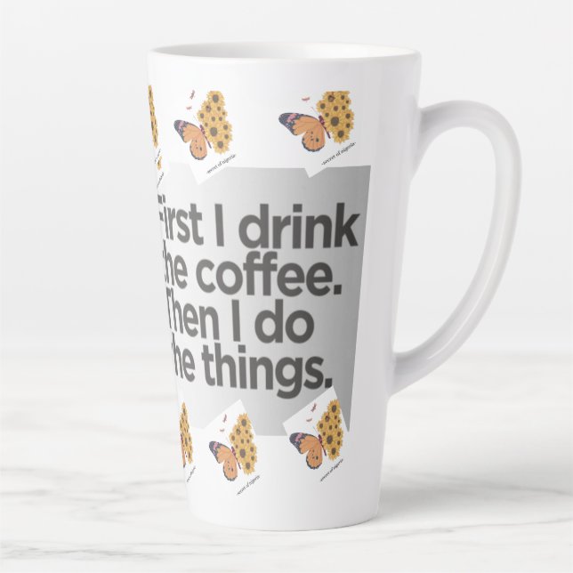 Taza De Café Latte Latte Mug (Derecha)