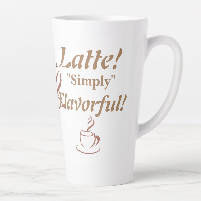 Taza De Café Latte Latte Mug (Derecha)