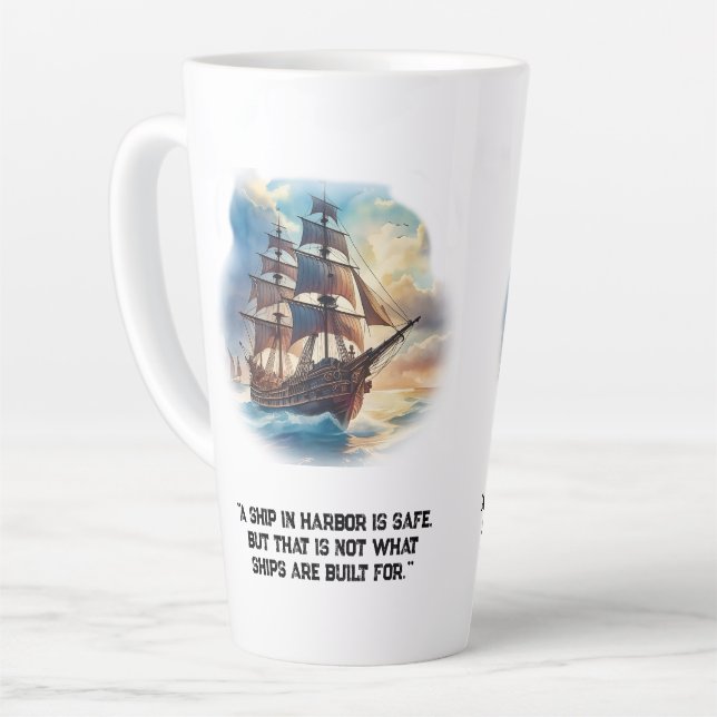 Taza De Café Latte Latte Mug (Ángulo izquierdo)