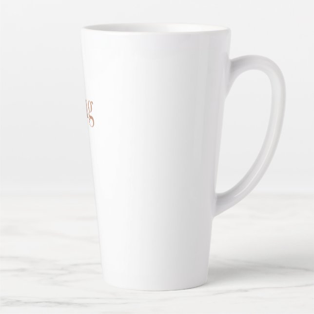 Taza De Café Latte Latte Mug (Derecha)