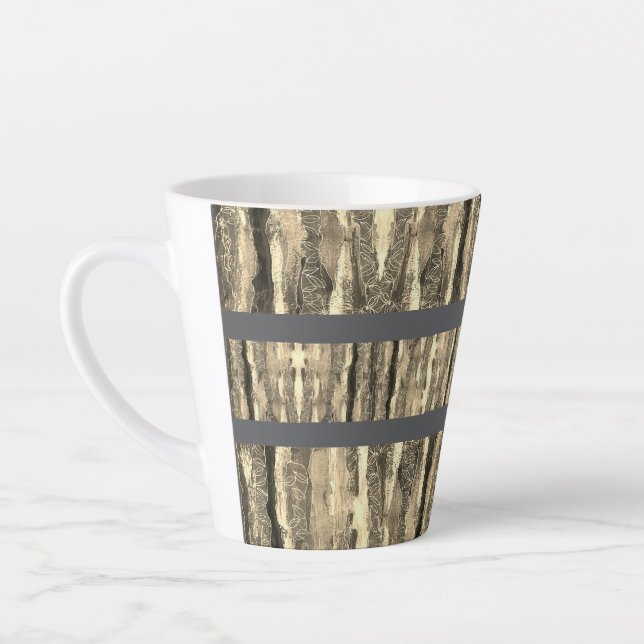 Taza De Café Latte latte mug (Izquierda)