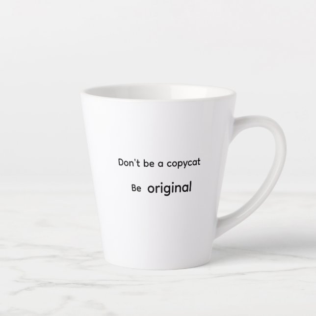 Taza De Café Latte Latte Mug (Derecha)