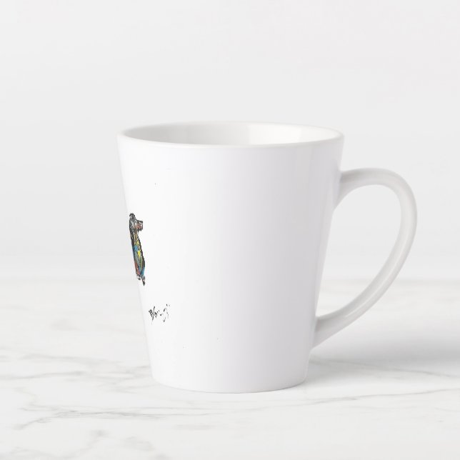 Taza De Café Latte Latte Mug (Derecha)