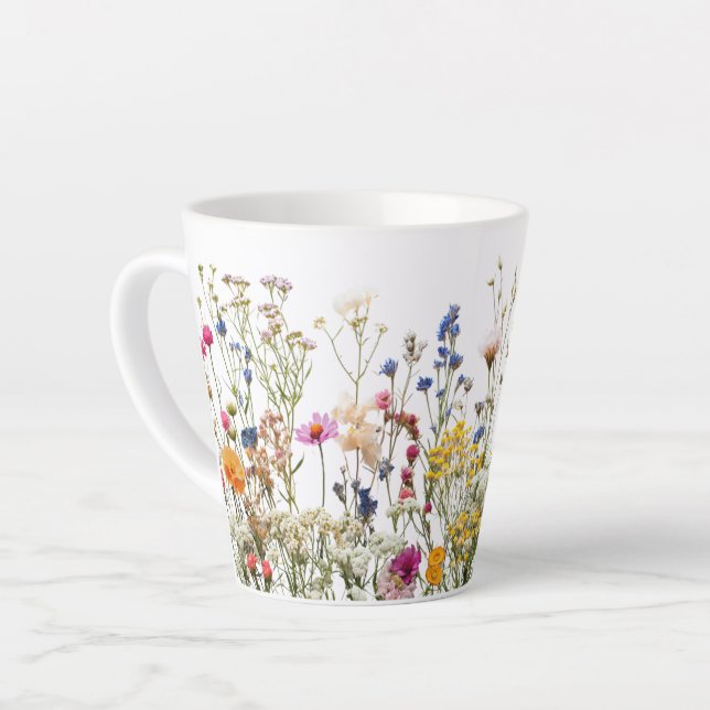 Taza De Café Latte Latte Mug 12 oz (Ángulo izquierdo)
