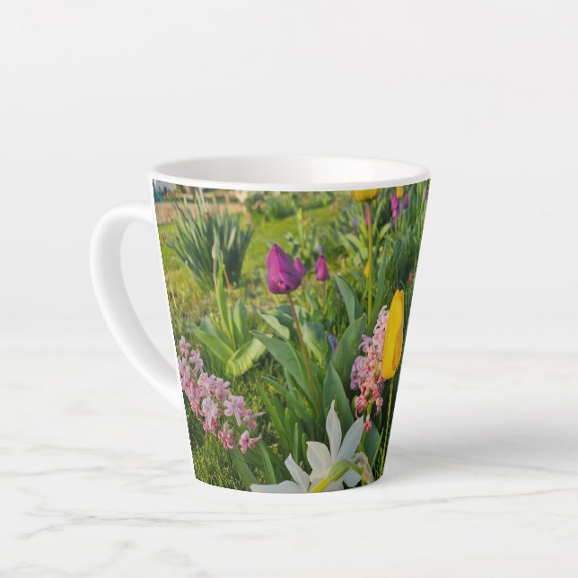 Taza De Café Latte Latte Mug 12 oz (Ángulo izquierdo)