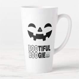 Taza De Café Latte Latte Mug 17oz : HALLOWEEN Face