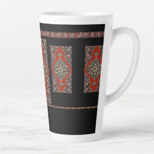 Taza De Café Latte Latte Mug, arte popular armenio