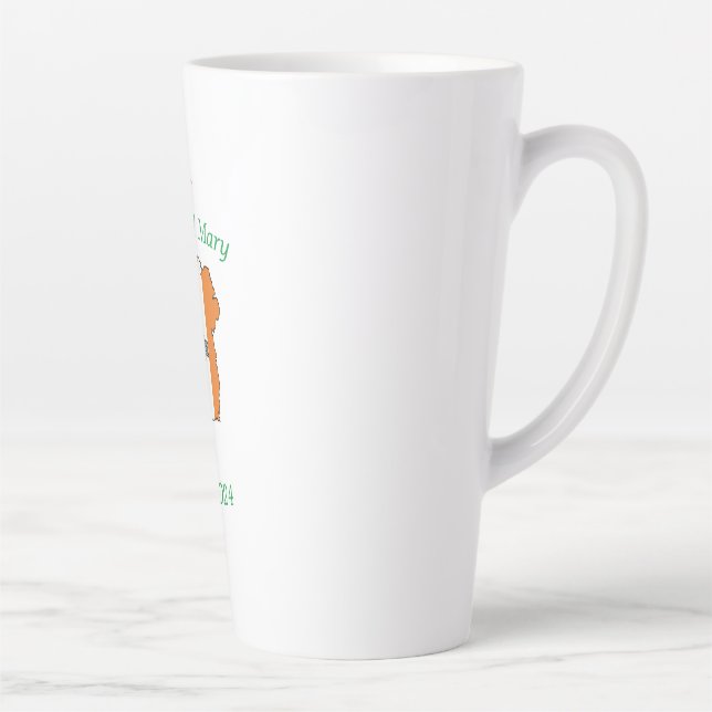 Taza De Café Latte Latte Mug, Boda celta (Derecha)