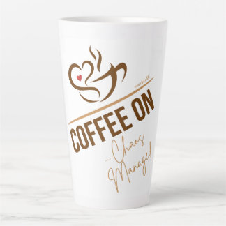 Taza De Café Latte Latte Mug - Café activado - Caos administrado