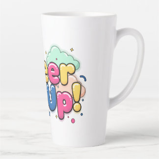 Taza De Café Latte Latte Mug Cheer Up – Positive Coffee Mug for Daily