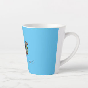 Taza De Café Latte Latte Mug con Dachshund
