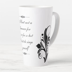 Taza De Café Latte Latte Mug con diseño bello