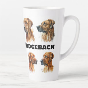 Taza De Café Latte Latte Mug con motivo de retorno rodeo Rhodesiano