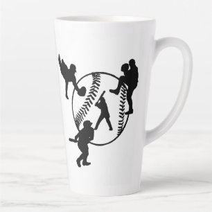 Taza De Café Latte Latte Mug de Béisbol