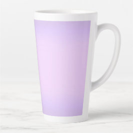 Taza De Café Latte Latte Mug de lavanda rosa