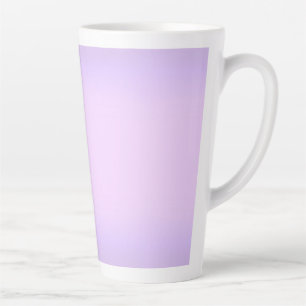 Taza De Café Latte Latte Mug de lavanda rosa