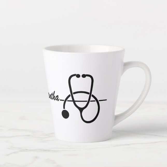 Taza De Café Latte Latte Mug de regalo profesional de la salud (Derecha)