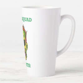 Taza De Café Latte Latte Mug, deportera zombie Squad