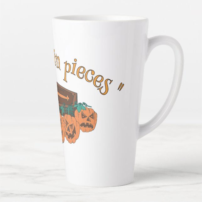 Taza De Café Latte Latte Mug es un regalo de Halloween (Derecha)