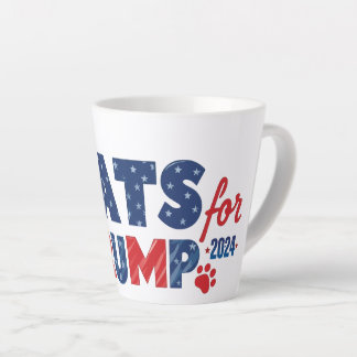 Taza De Café Latte Latte Mug Gats para Trump 2024