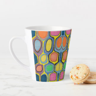 TAZA DE CAFÉ LATTE LATTE MUG "GEO COLOR