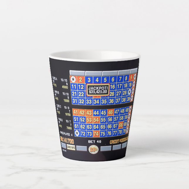 Taza De Café Latte Latte Mug "Keno Rookie" (Anverso)