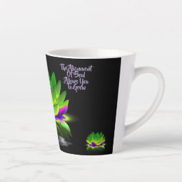 Taza De Café Latte Latte Mug, la alineación de su sabiduría