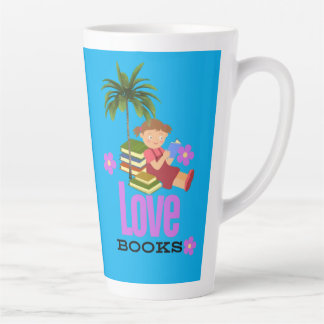 Taza De Café Latte Latte Mug Love books