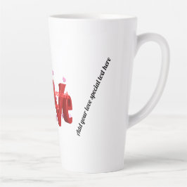 Taza De Café Latte Latte Mug Love es una aventura: Journey Together