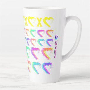 Taza De Café Latte Latte Mug multicolor