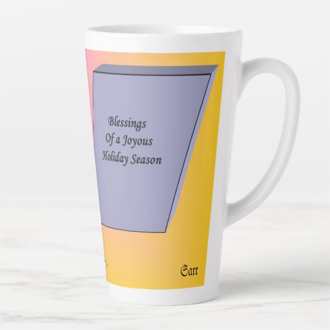 Taza De Café Latte Latte Mug / Navidades Shepherd (Derecha)