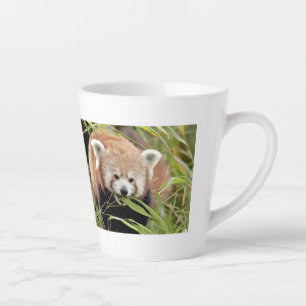 Taza De Café Latte latte mug Photo red panda , animales . latte mug