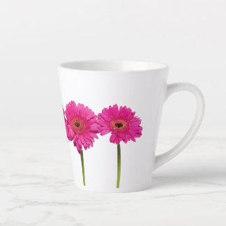 Taza De Café Latte Latte Mug Pink Gerbera Daisies