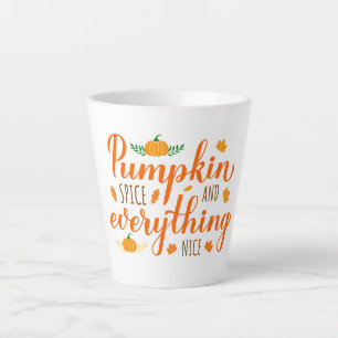 Taza De Café Latte Latte Mug-Pumpkin Spice