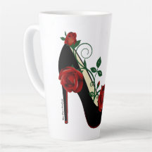 Latte Mug - Rosa Stiletto