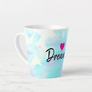 Taza De Café Latte Latte Mug, soñador pintado