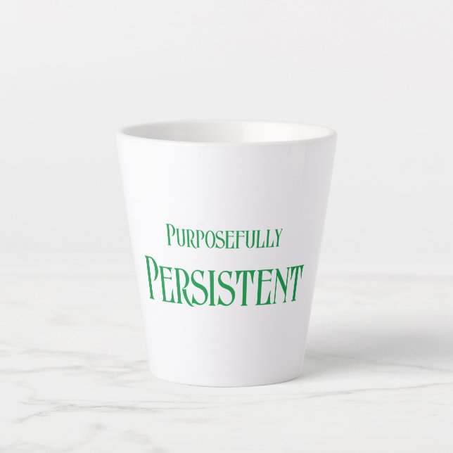 Taza De Café Latte Latte Mug supuestamente Persistente (Anverso)
