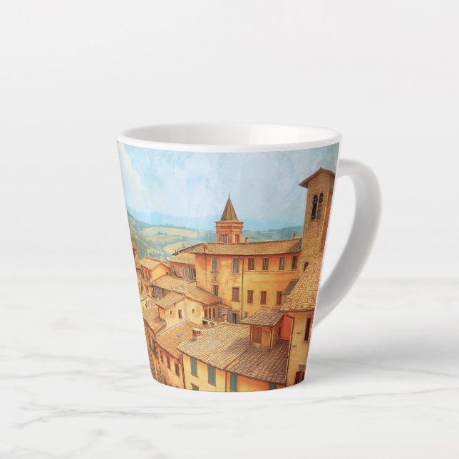 Taza De Café Latte Latte Mug toscano (Ángulo derecho)